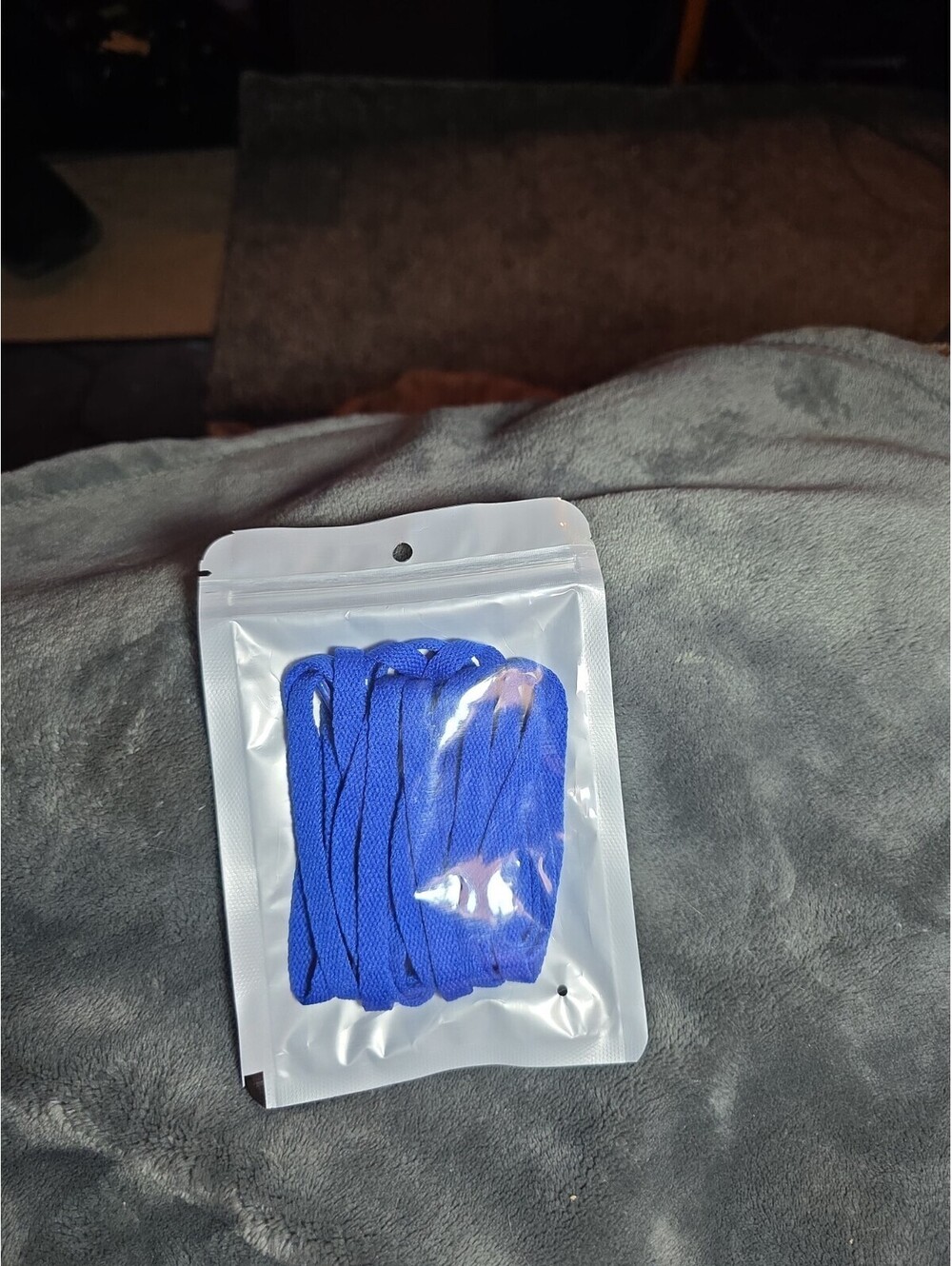 Shoemate Flat Solid Color 5/16" Shoe Laces for Sneakers and Athletic Shoes, Blue